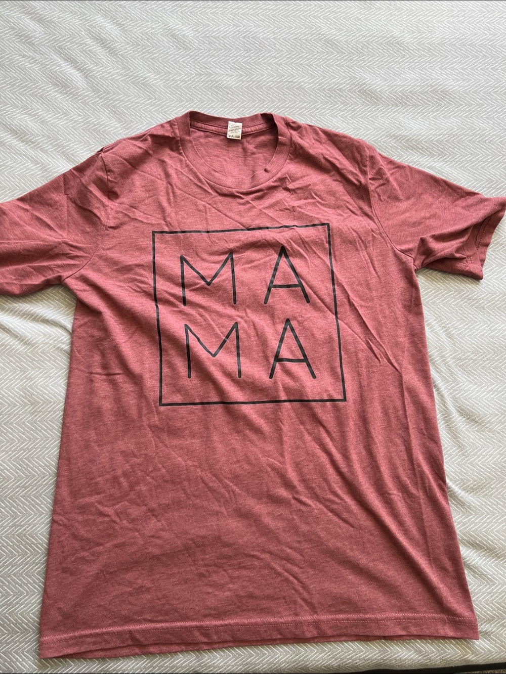 MAMA Graphic Tee - Dusty Rose
